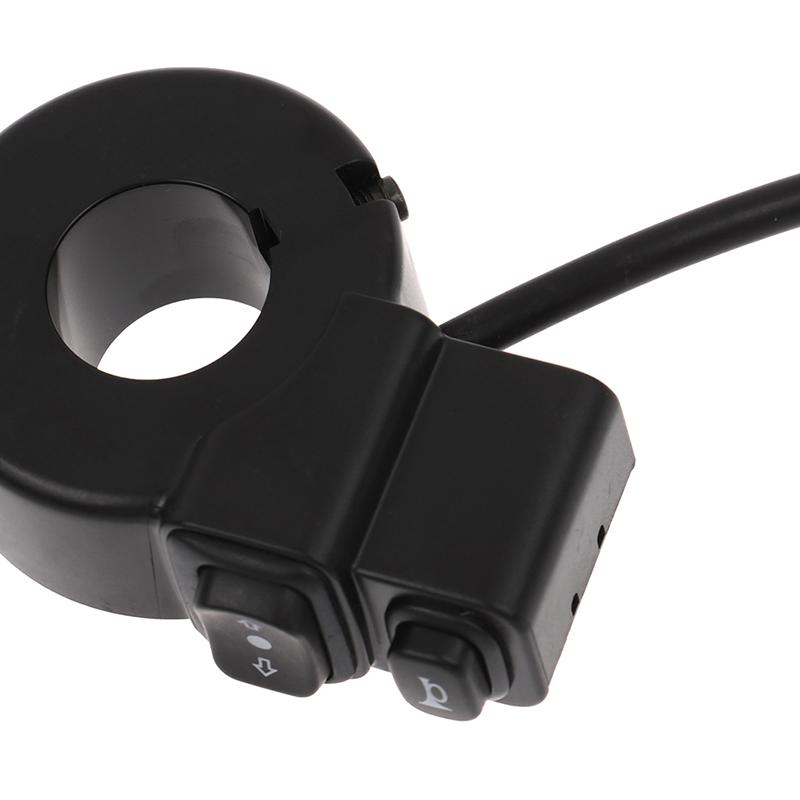 3 In1 Motorcycle Switch Electric Bike Scooter Turn Signal Horn Button 22Mm