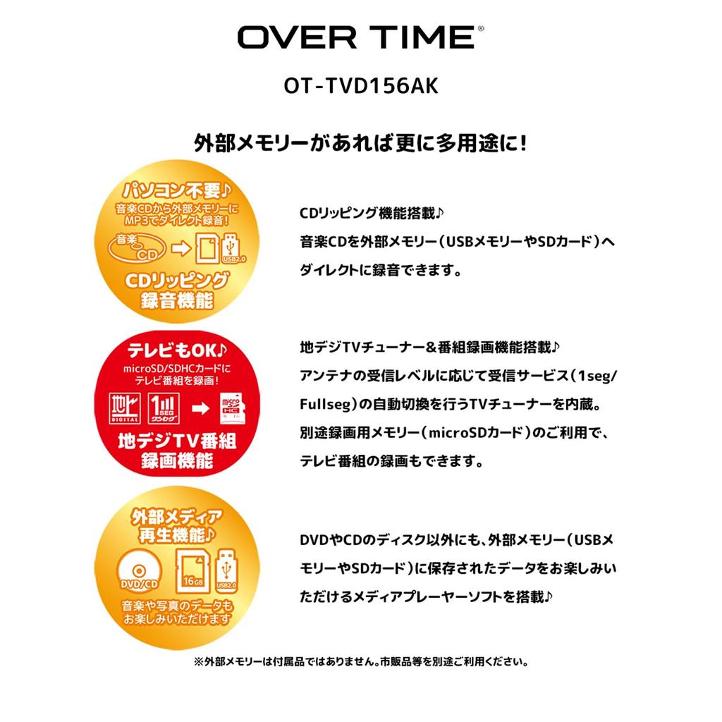 ODP наземный цифровой портативный DVD-плеер с автоматическим источником питания для автомобиля, совместимый с большим экраном, с функцией ротации и воспроизведения компакт-дисков