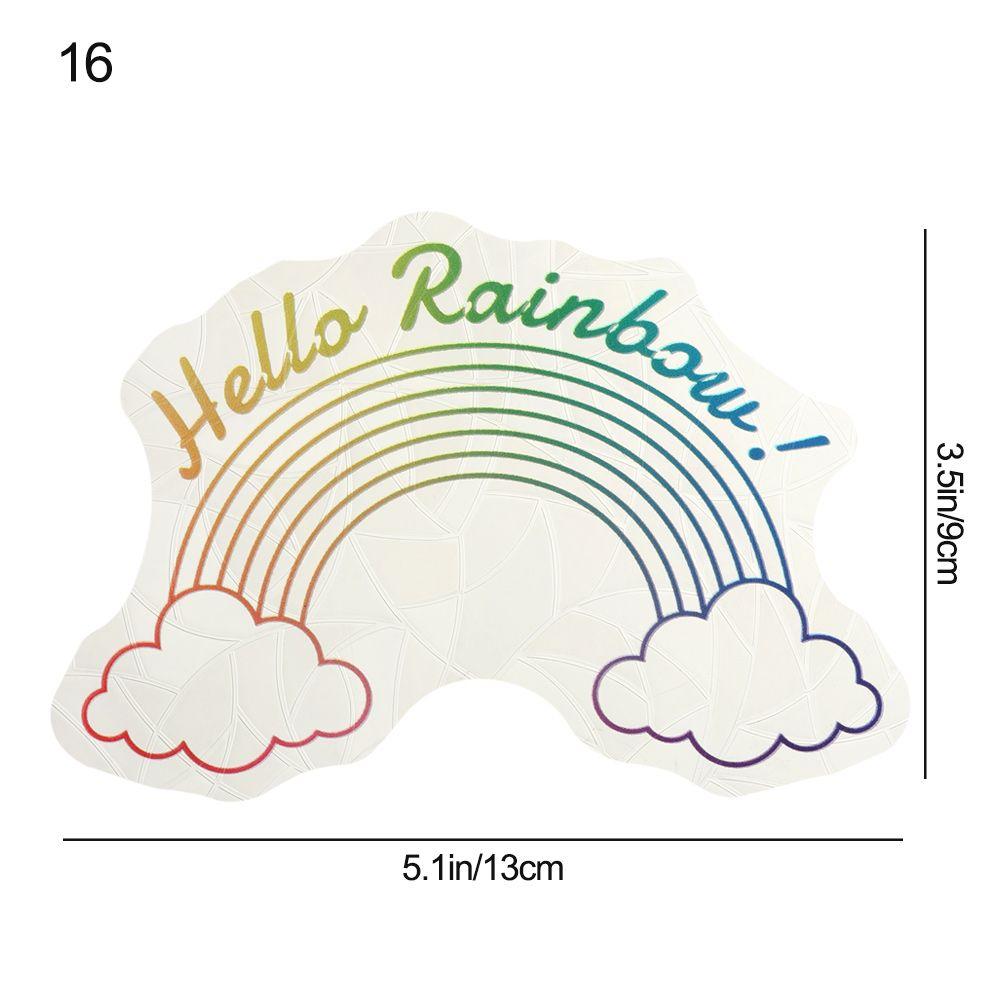Interesting Home Decor Bedroom Decoration Rainbow Maker Mirror Sticker Sun Catcher Wall Stickers