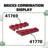 Нетоксичные 119 шт./лот 41770 2x4 Левые Клиновидные Строительные Блоки Moc Совместимые с Кирпичиками DIY Детские Игрушки Конструктор Подарочная Коробка