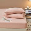 Pink Pillowcase Velvet Pillows Cover Skin-friendly Pillowslip Funda Almohada 48x74cm Cushion Cover 2pcs Rectangle Pillow Cases