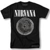 Nirvana Shirt Kurt Cobain Rock Concert Tour Vntg Graphic Design T-Shirt