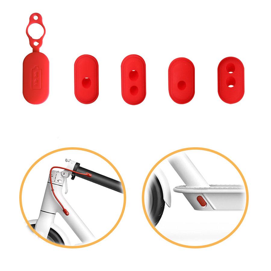 5pcs New Rubber Charge Port Cover Rubber Plug for XIAOMI M365 Electric Scooter Parts Skateboard Accessories Outdoor Tool