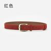 Frosted Belt Women'S Casual Simple Pin Buckle Belt Jeans Decorative Belt Women