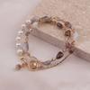 Women Freshwater Pearl Bracelet Irregular Stone Bead Jewelry Accessories