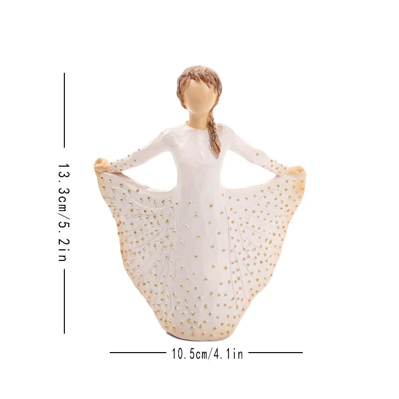 Рождественский набор место рождения рисованные фигурки статуи Домашнее скульптурное искусство Гостиная Спальня украшение стола Изделия из смолы Комната