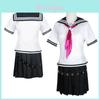 Комплект костюма для косплея Danganronpa Ибуки Миода Стильное платье-униформа и парик в сочетании