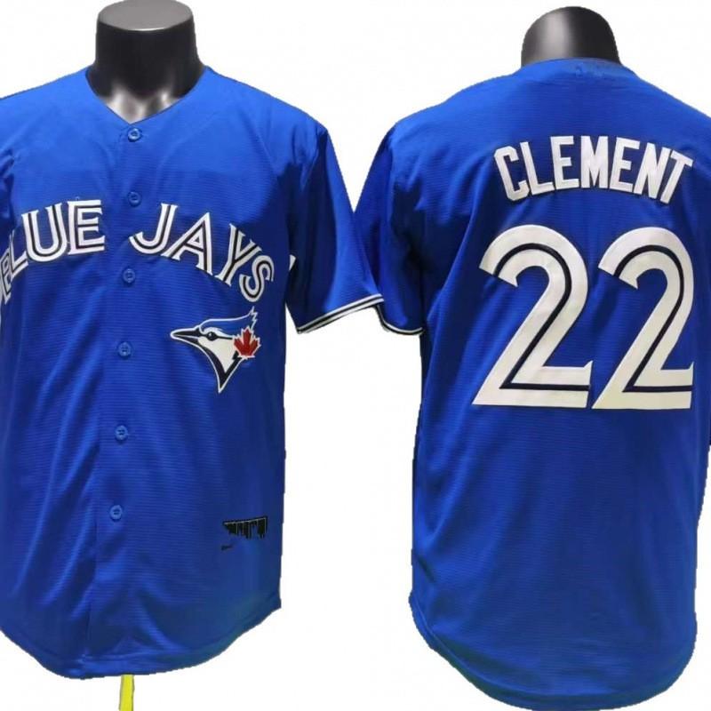 Toronto Blue Jays Embroidered Baseball Jersey Style Cap - Royal 22 Clement Fan Apparel