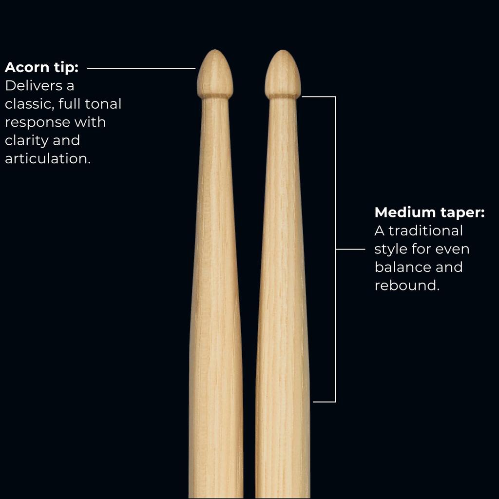 Кисть MEINL Stick Кисть Meinl Drumstick STANDARD Hickory Acorn Tip 5B SB102 x & (406 15.1мм) []