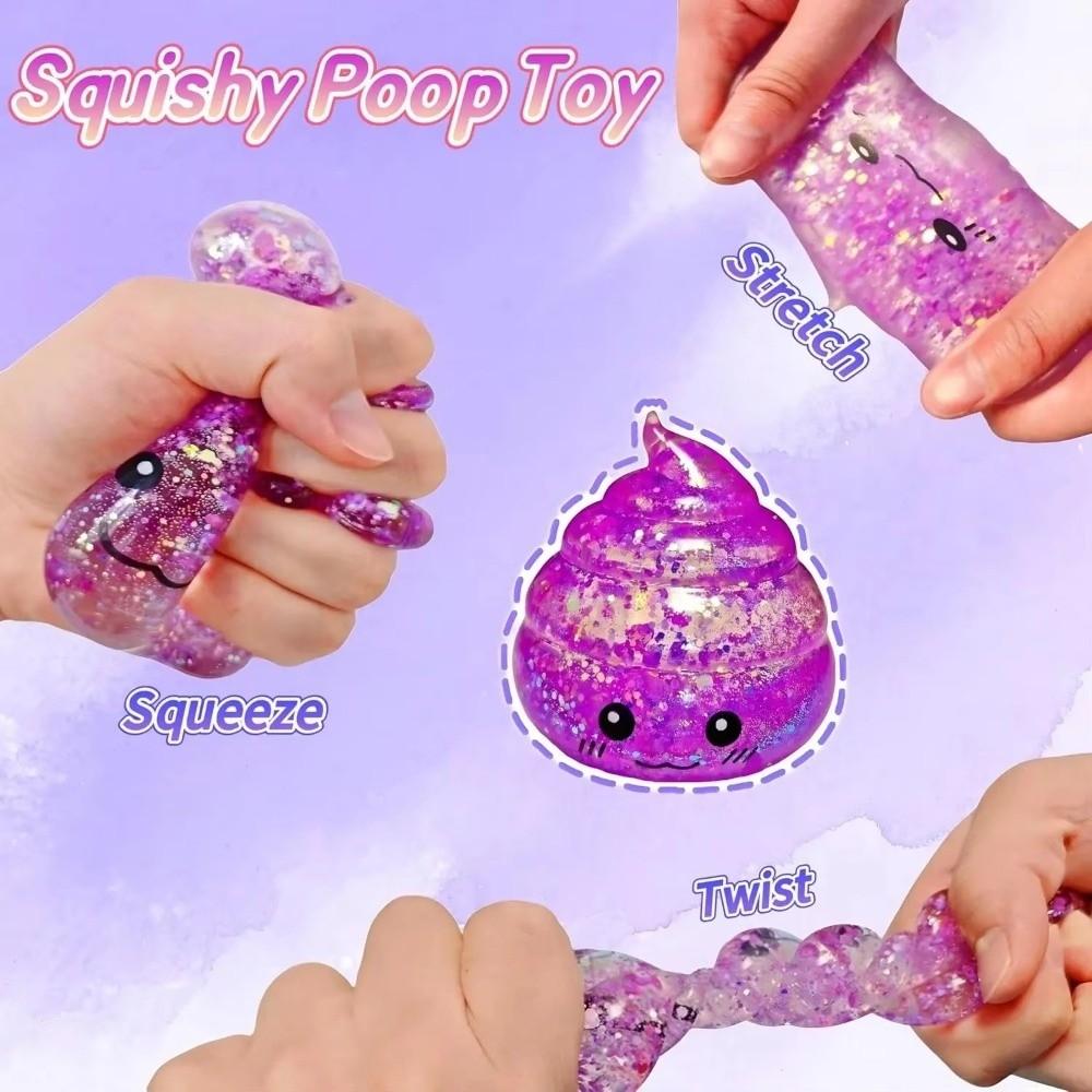 Slow Rebound Poop Fidget Toy Slow Rising Reduce Pressure Ball Novelty Poop Squishy Toys Fun Toys