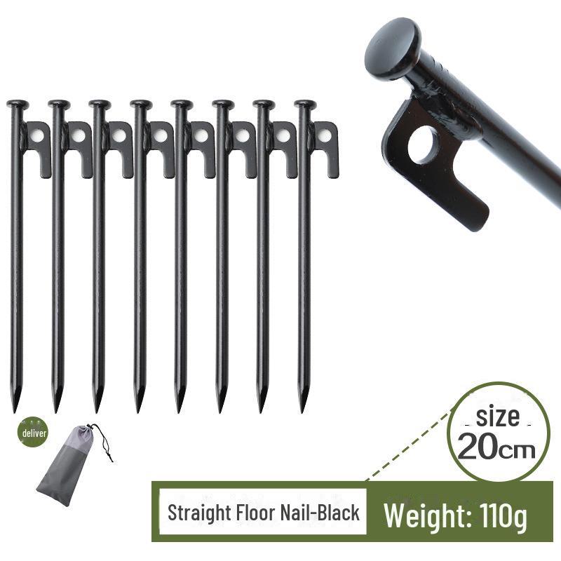 Ветрозащитные колышки для палаток для кемпинга на открытом воздухе - 20/25/30/40 см