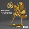 Магнитный многосуставный подвижный робот 3D-печатная игрушка 13 Анимационная фигурка Конструктор Игрушки Подарки для детей