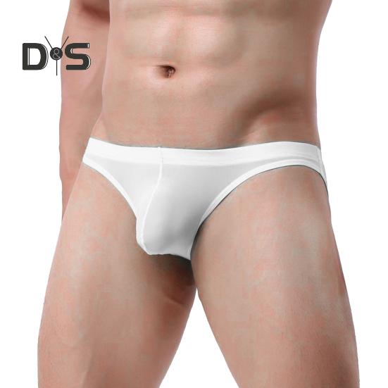 Сексуальные трусики с эластичным поясом, однотонные модные летние ультратонкие трусы из ледяного шелка