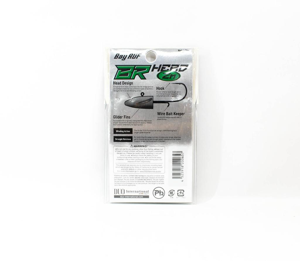 DUO Jig Head BR Head Zinc Size 1/0 3 Grams 4 Pcs (0657)