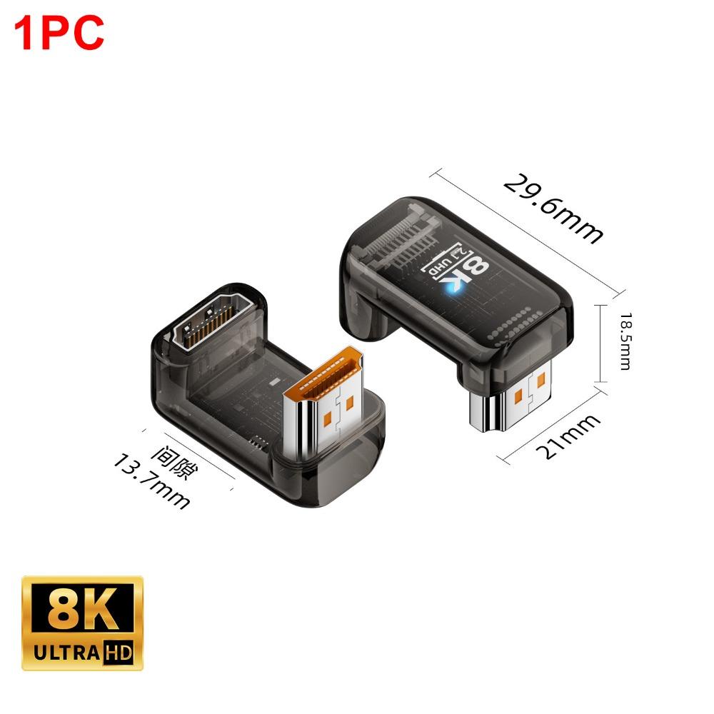 HDTV Male to Female Adapter 8K 60HZ Interface Protector HDTV Coupler UHD2.1 Extender Connector for Laptop TV Box
