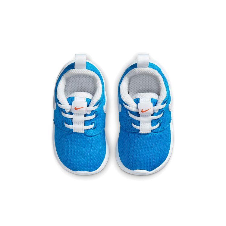 Nike Кроссовки Roshe One с низким верхом для ходьбы, детская обувь, бело-синие 749430-422