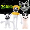 Zoonomaly Plush Odd Animal Park Stuffed Zoo Guard Doll Short Plush Cartoon Character Other Pp Cotton Customized White Yellow 48*7*40cm