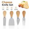 4PCS Ergonomic Handle Cheese Knife Set  Charcuterie Board Party Entertaining