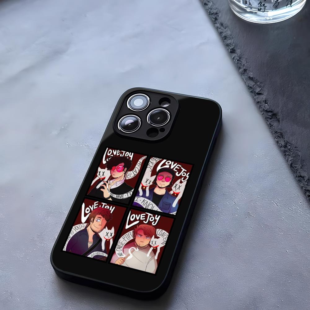 Мультяшный Чехол для Телефона Lovejoy Band Закаленное Стекло Для IPhone 17 13 14 16 12 15 11 Pro Max Plus Mini X XR SE2020 Coque