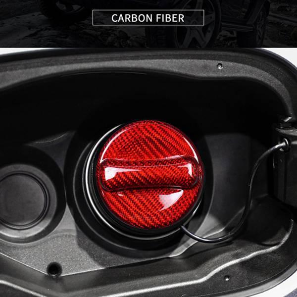 Mercedes-AMG G-Wagen Dry Carbon Fiber Fuel Tank Cap Sticker for Interior/Exterior Modification.