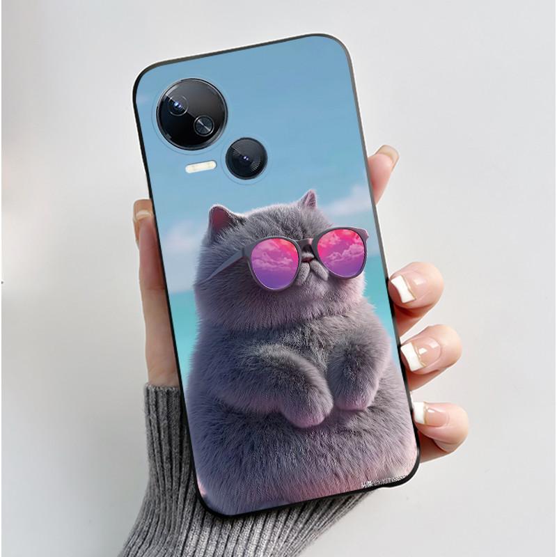 Чехол для телефона Tecno Spark 10 5G KI8 Эстетичный Роскошный Милый Крутой Для Мальчиков Девочек Черный Матовый Мягкий Силикон Задняя Крышка TPU Оболочка