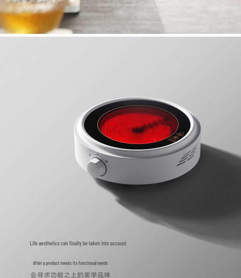 Компактная электрическая керамическая плита для приготовления чая и воды на 110 В, мини-индукционная плита с чугунным чайником