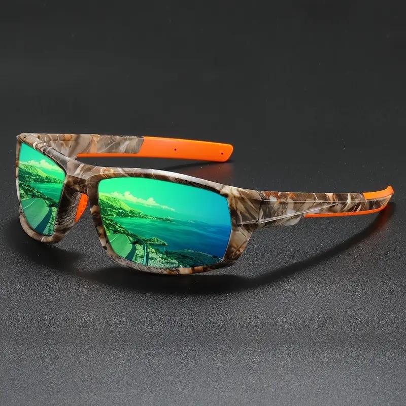 European and American men's and women's cycling sports polarized sunglasses box camouflage tactical glasses outdoor fishing tide sunglasses