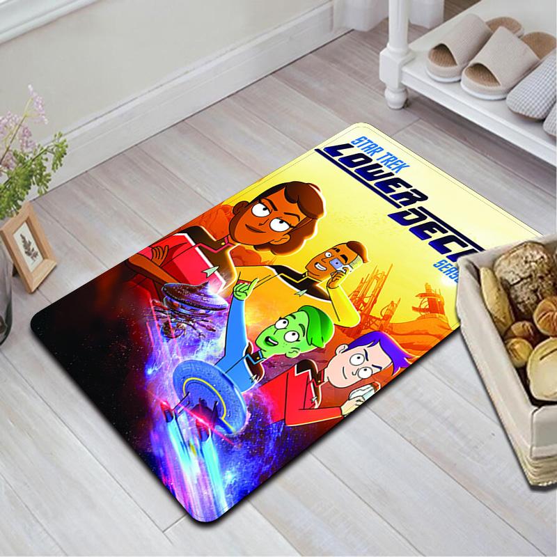 Мультяшный коврик Star Trek для гостиной или спальни, мягкий и удобный ковер, подарок на день рождения и праздник.SFF0917360