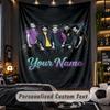Personalized Wall Tapestry,One Direction Custom Printed Name, Fabric Wall Art For Indoor Room Backdrop