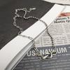 925 Sterling Silver Vintage Handmade Twist Love Heart Thai Silver for Women Men Hip Hop Party Necklace Jewelry Gifts S-N665