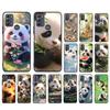 Panda Bear Phone Case For Moto G84 G22 G32 G42 G52 G62 G53 G72 G60 G60S G100 G10 G20 G30 G13 G50 G 5G G Pure
