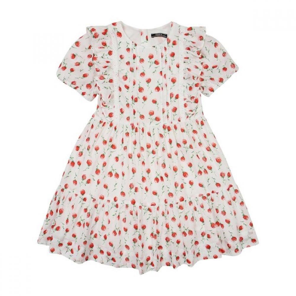 Платье без рукавов Hazzys Kids Flower, белое, Hum11nj72m Wt