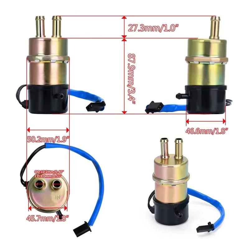 12V New Motorcycle Fuel Pump Petrol for Honda CBR 600 F3 F4 VT 600 750 VFR 750 CBR 900 RR Motorcycle Engine Oil Well Pump