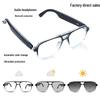 AI Smart Photochromic Bluetooth Glasses for Outdoor Cycling with Music and Call Features