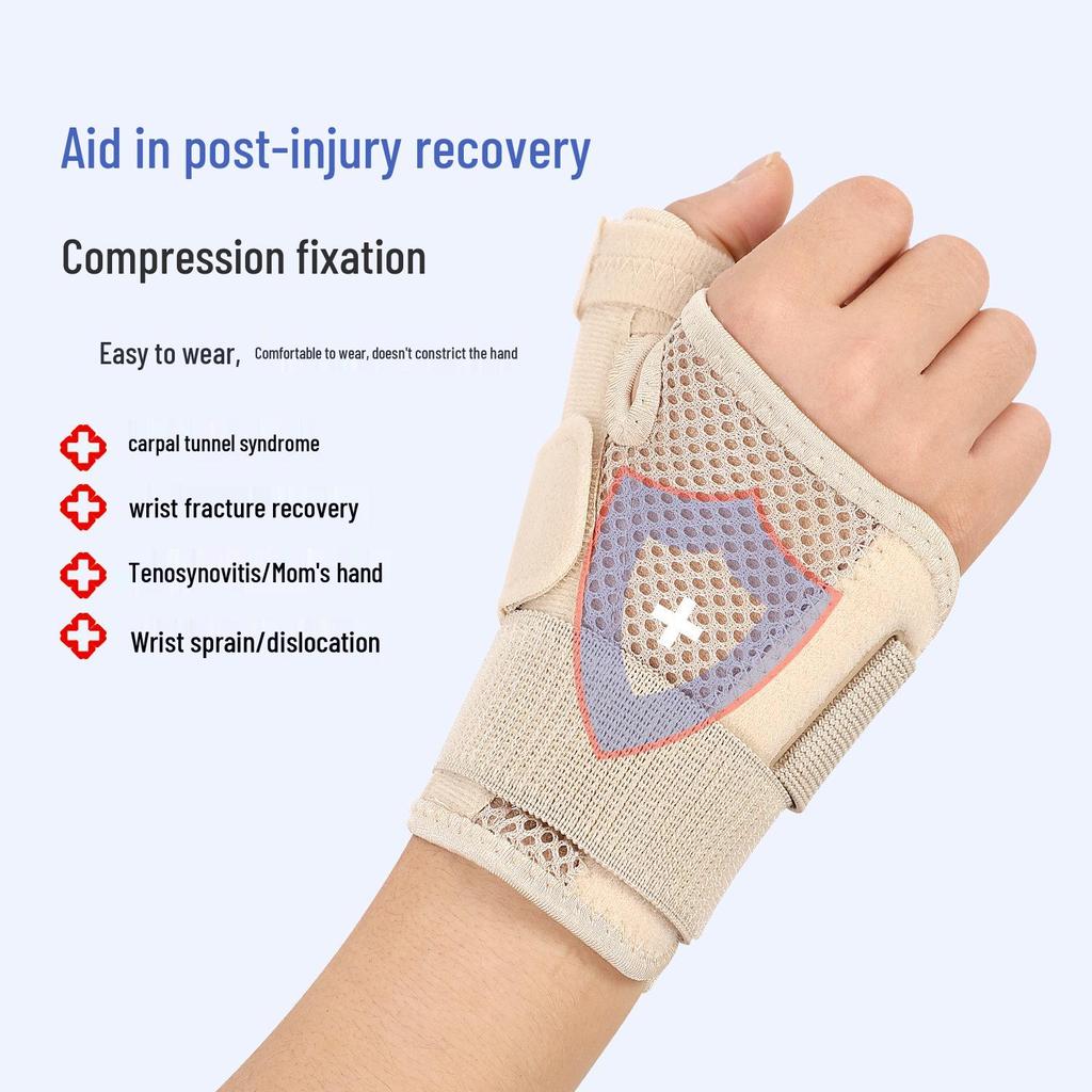 Компрессионная защита большого пальца и запястья: Напальчник для защиты при травме сухожилия