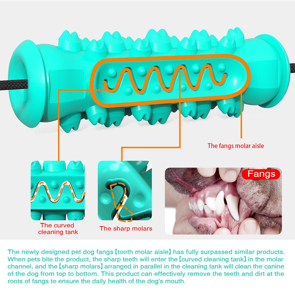 Drawstring Dog Molar BiteToy Pet Rope Ball Stick Chew Toys Training Tool Support