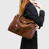 2024 Winter Retro Suede Women's Color Block Crossbody Handbag - Large Capacity & Versatile Fashion