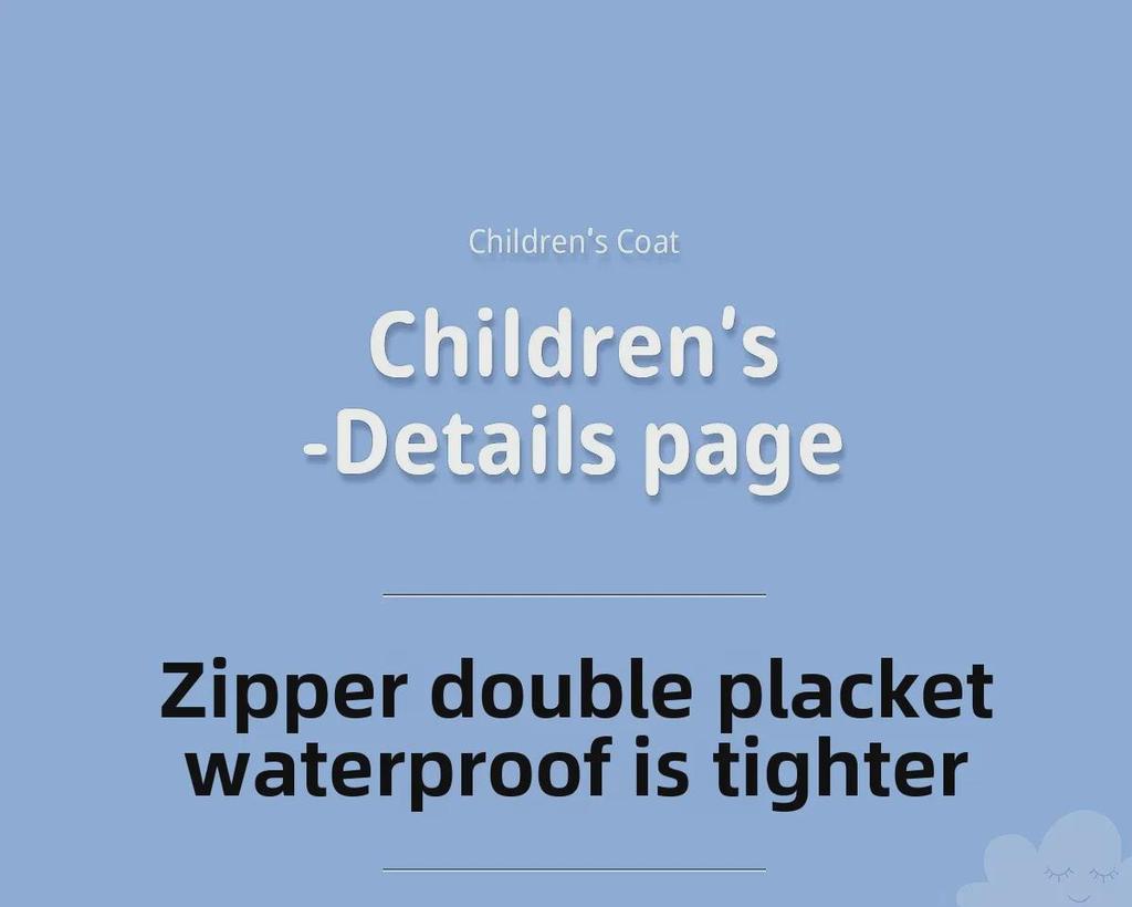 Kids' Thickened and Lengthened Raincoat with Backpack Space for Primary School Students