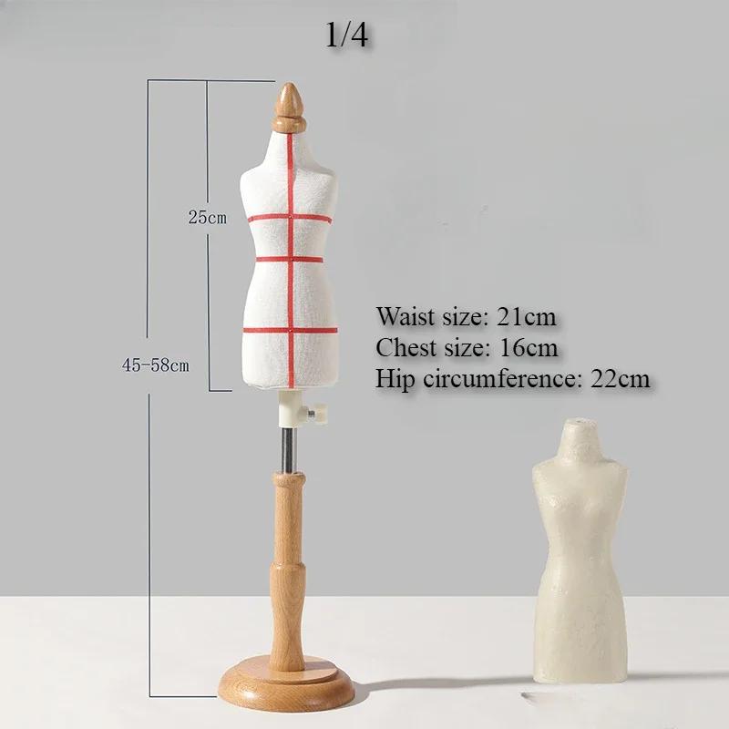Mini Female Mannequin for 1/2 1/3 1/4 Doll Clothing Display Stand DIY Dollhouse Miniature Ornaments Supplies
