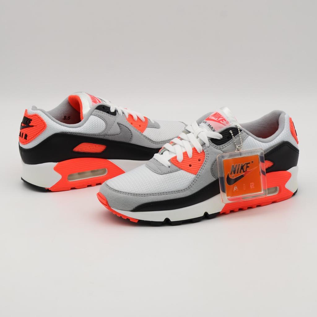 CT1685-100 Nike Air Max 90 III Инфракрасный Радиальный Красный Белый Черный Прохладный Серый (Мужской)