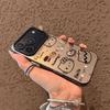 Серебристый чехол для телефона Donut KT Cat для моделей iPhone 7, 12, 13, 14, 15, 16, 17PRO
