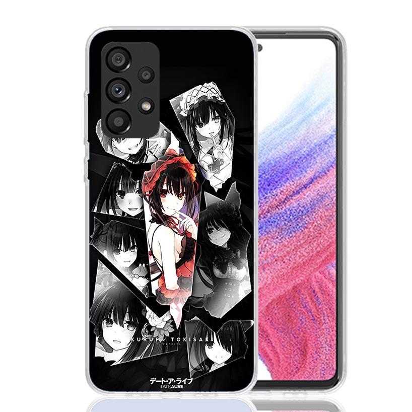 Чехол для телефона Tokisaki Kurumi из Date A Live для Samsung Galaxy A52 A32 A22 A12 A02S A50S A30S A51 A31 AA71 Note 20 Ultra 10 S10 Plus