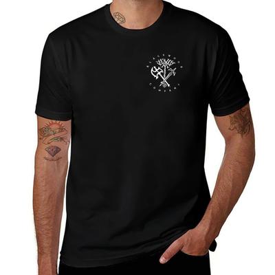 Футболка для стройных мужчин, мужские футболки, Blackwood fit Company, графический принт.