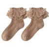 2-9 лет Детские весенние кружевные носки с оборками Детские хлопковые осенние носки для девочек Танцевальные носки Милые носки для малышей Аксессуары для малышей в стиле принцессы