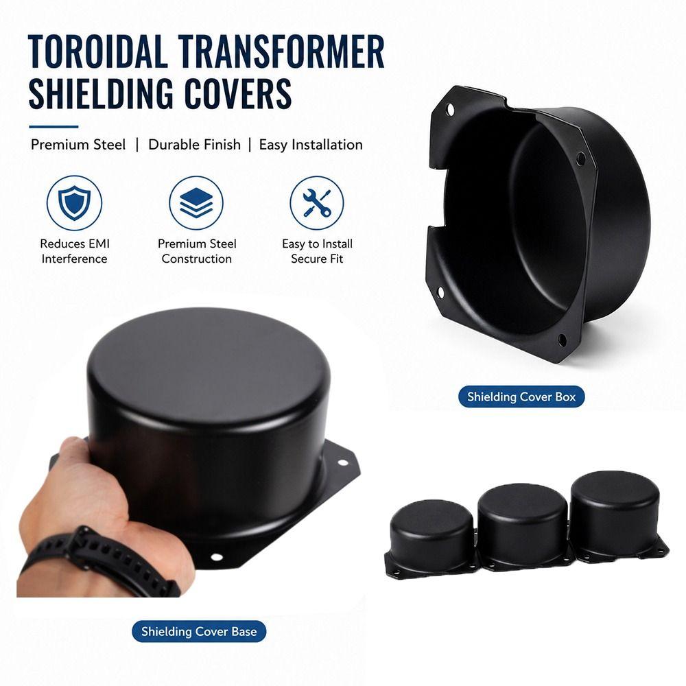 1Pcs Metal Toroidal Transformer Shield Cover  Audio Amplifier Accessory
