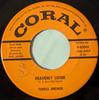 7-дюймовая пластинка ТЕРЕЗА БРЮЭР  Heavenly Lover  Fair Weather Sweet 962084 Коралловый 1959 США Поп Б/у