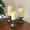 Simulation Candle LED Electronic Candle Light Roman Pillar Candlestick  Dinner Party Supplies