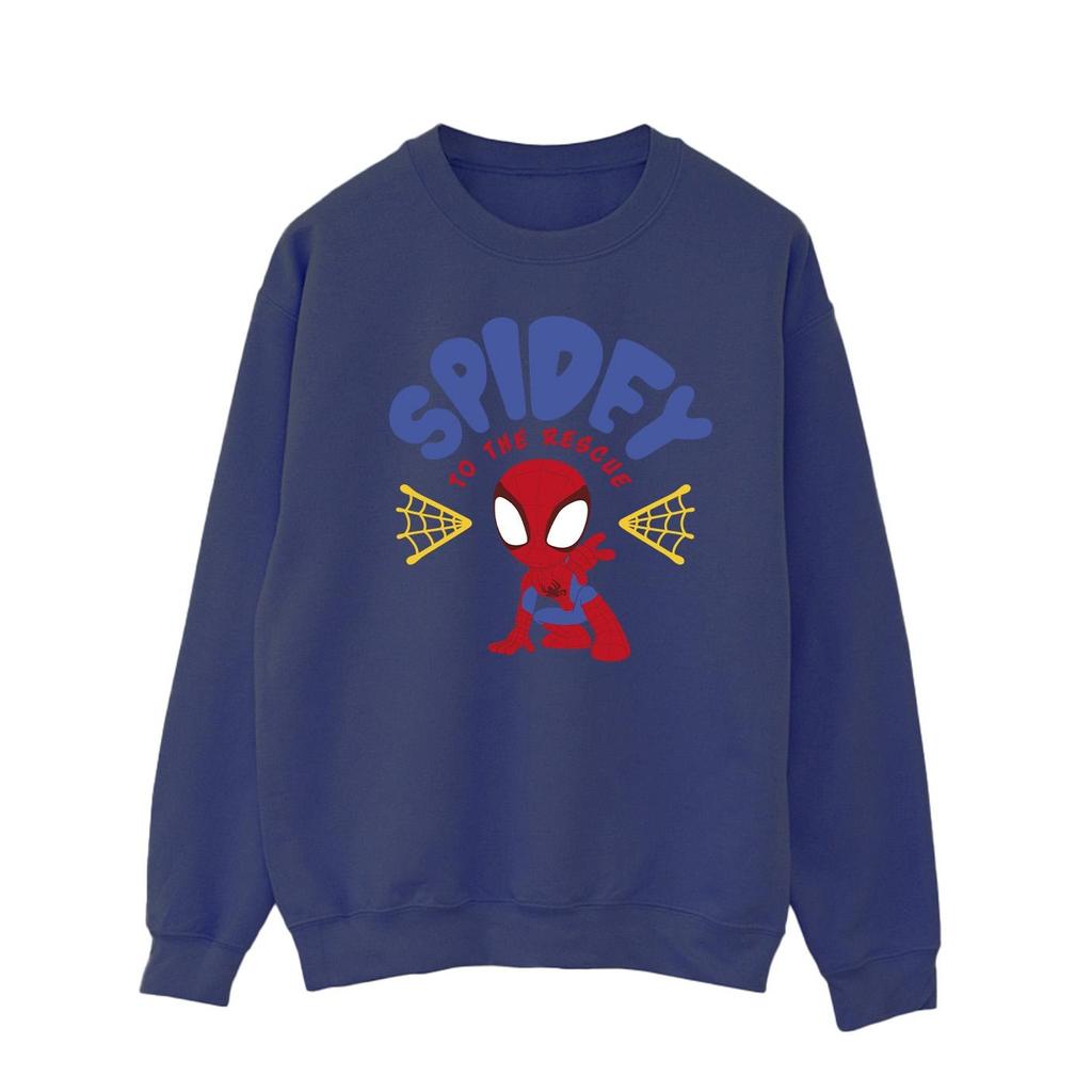 Marvel Mens Spidey And His Amazing Friends Rescue Sweatshirt