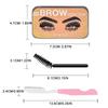 Eyebrow gel transparent wax for styling fixing long-lasting with brush