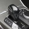 For BMW G20 G21 X3 G01 X4 G02 2024 G29 G22 G23 G26 F40 F44 G42 Carbon Fiber Gear Shift Knob Cover Trim Car Styling Accessories